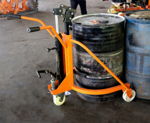 oil barrel lifting trolley