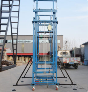 movable scaffolding platform