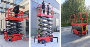 electric scissor lift platform