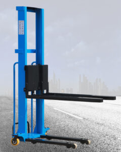 self loading pallet stacker